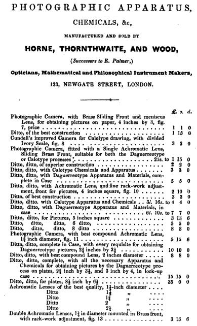 A Guide to Photography by Horne Thornthwaite and Wood 1845 (UK)